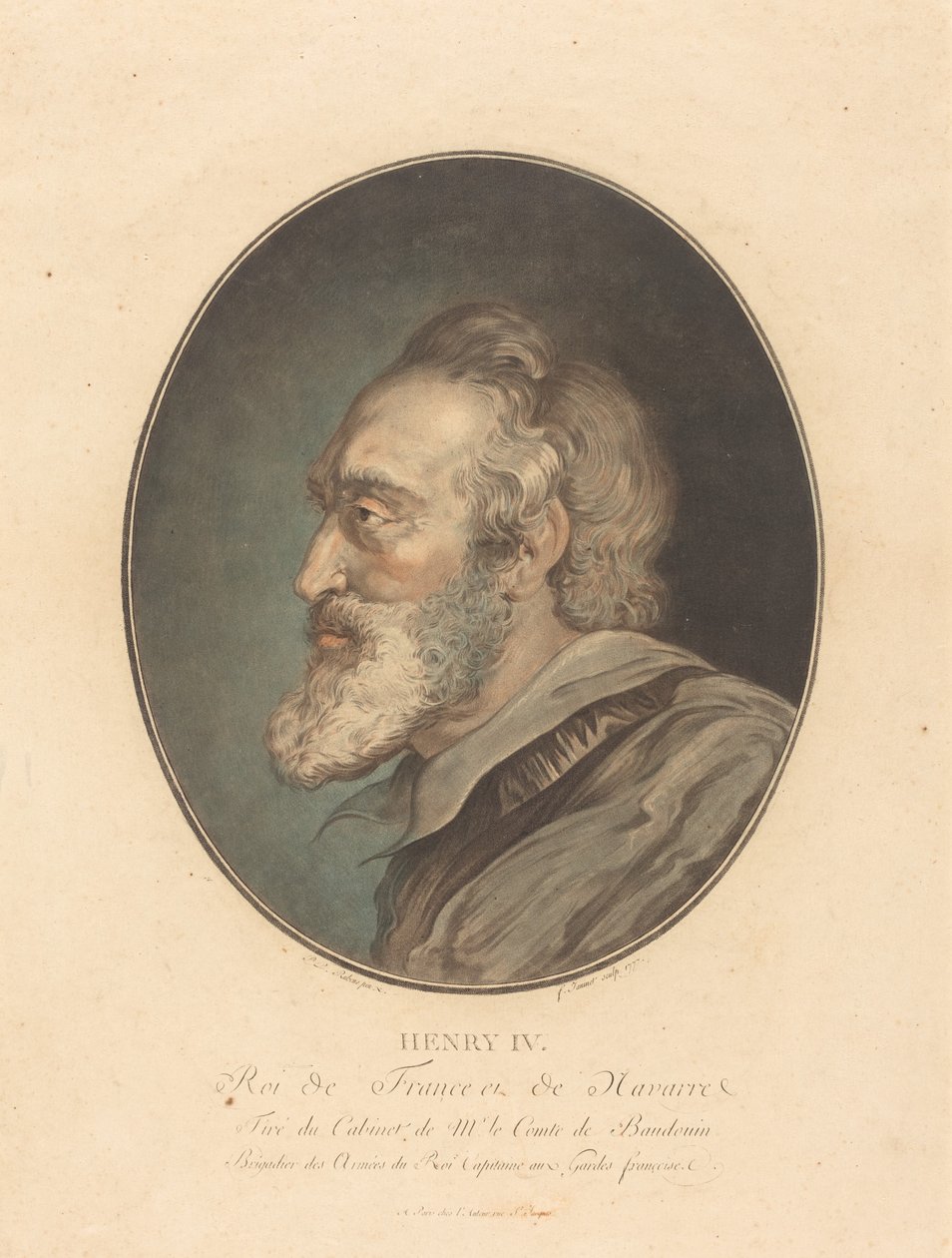Enrico IV da Jean François Janinet after Sir Peter Paul Rubens