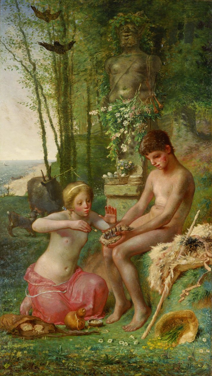 Primavera (Dafni e Cloe) da Jean Francois Millet
