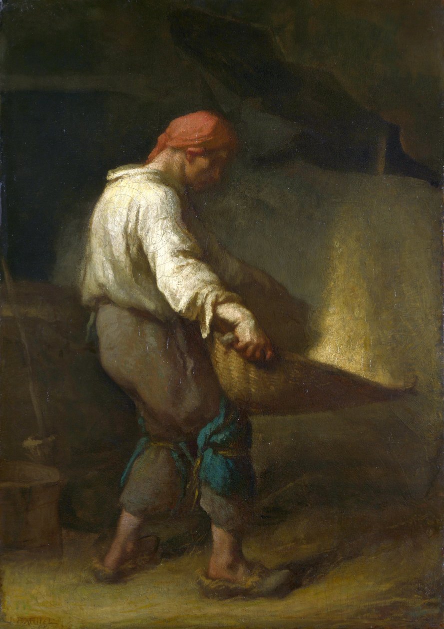 Il vagliatore (Londra) da Jean Francois Millet