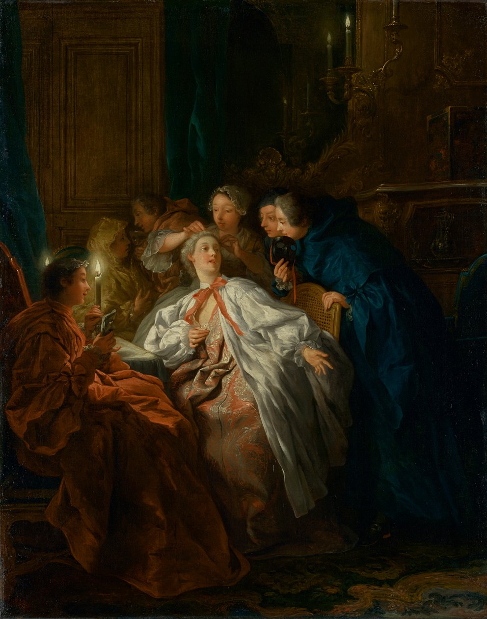 Prima del ballo da Jean François de Troy