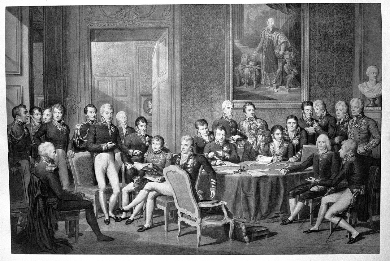 Congresso di Vienna (incisione) da Jean Godefroy