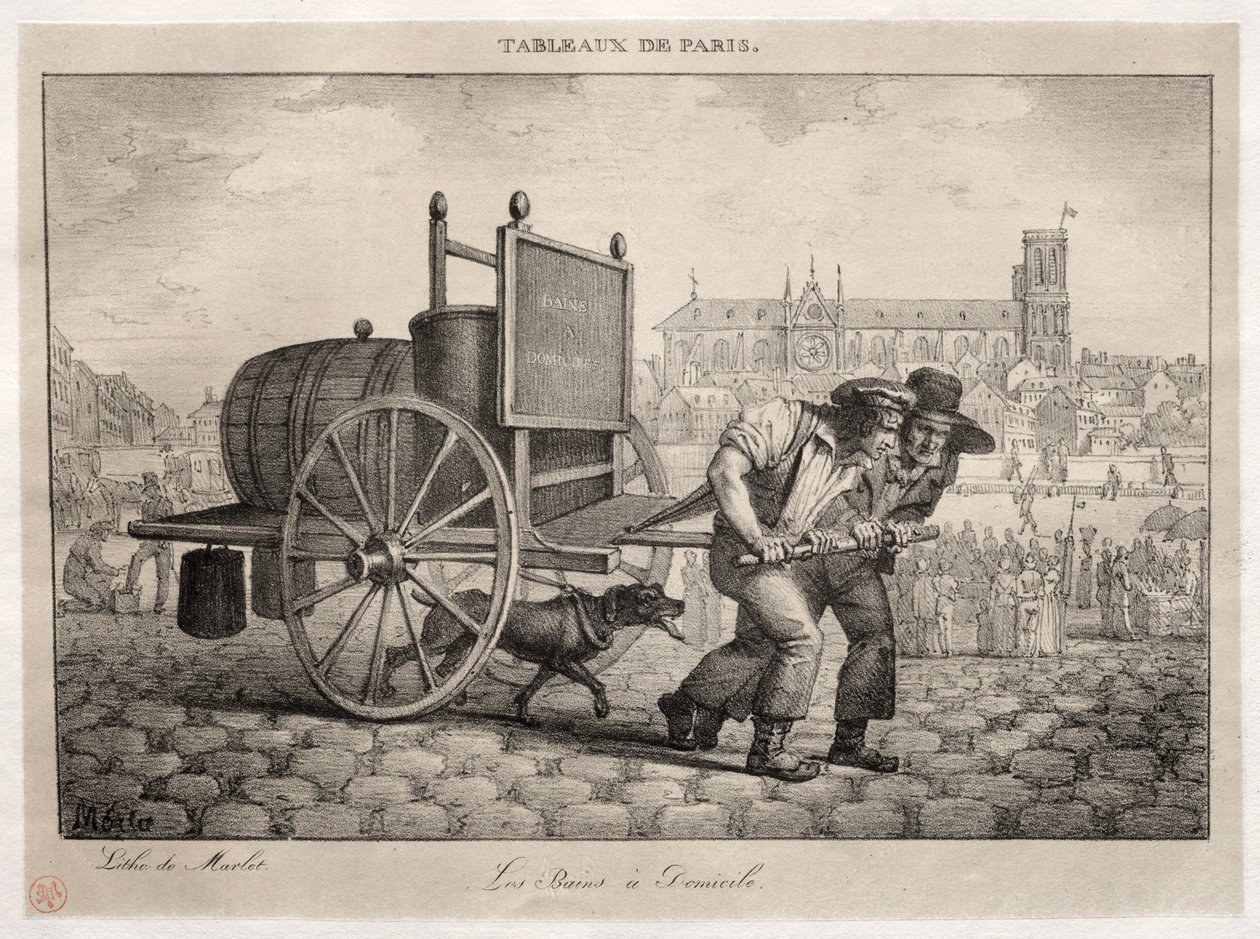 Scene di Parigi: Bagni a Casa da Jean Henri Marlet