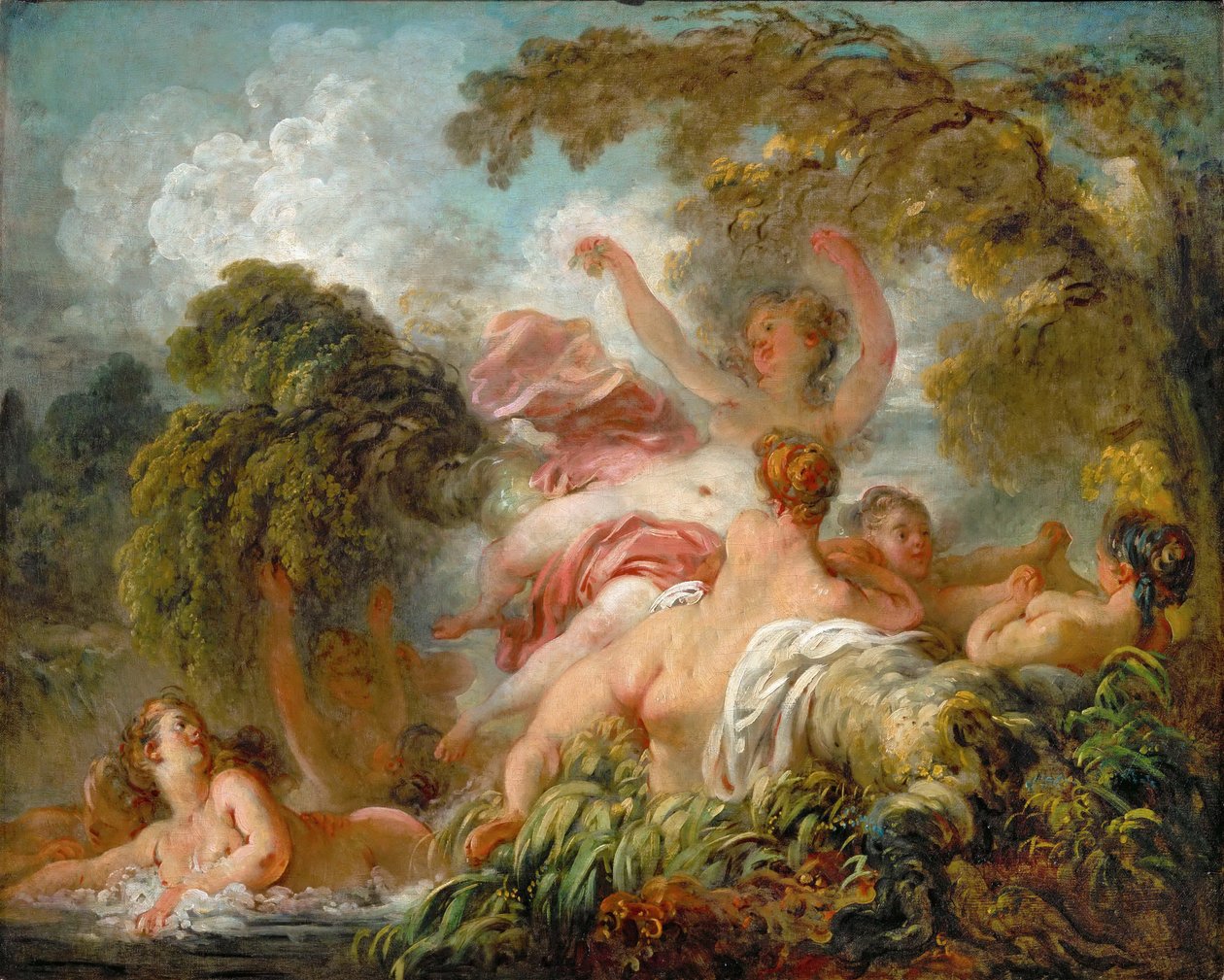 Bagnanti Les baigneuses da Jean Honore Fragonard