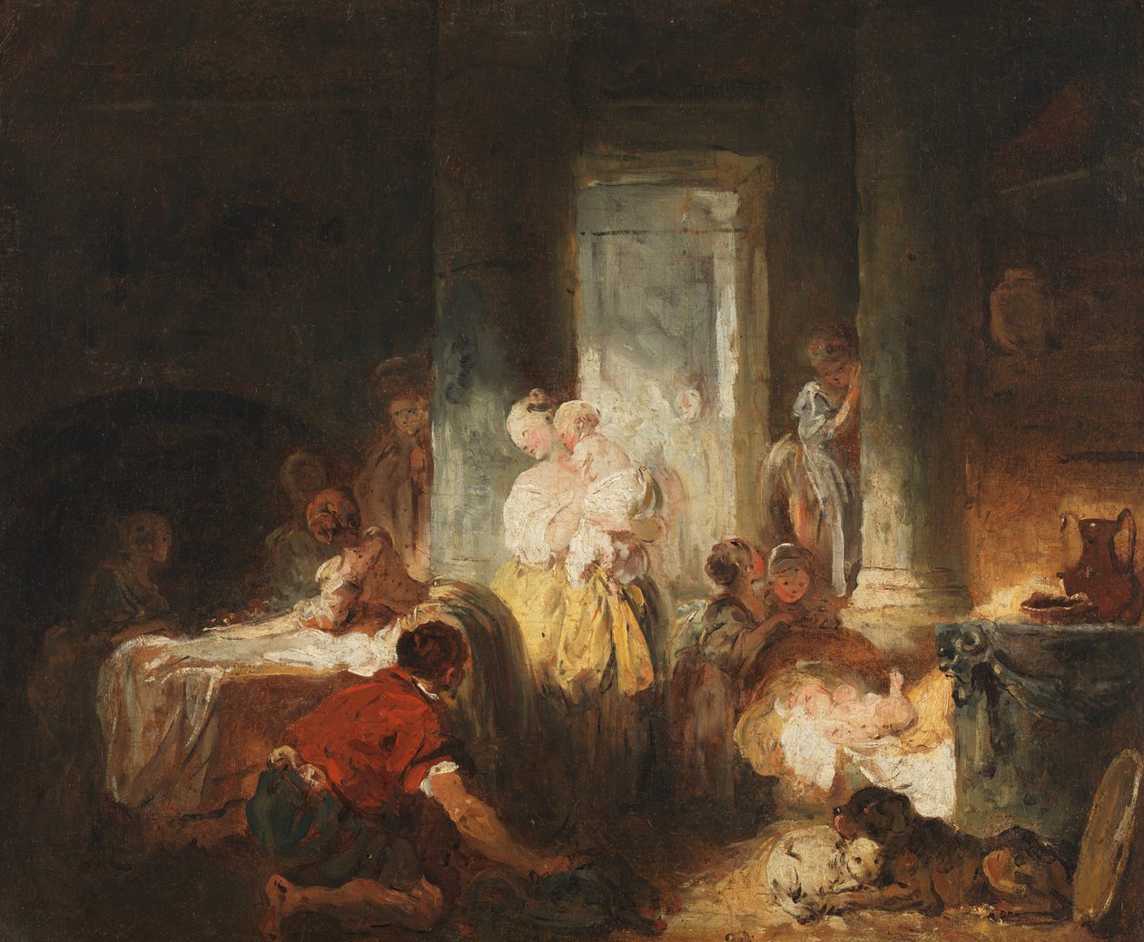 Interno romano da Jean Honore Fragonard