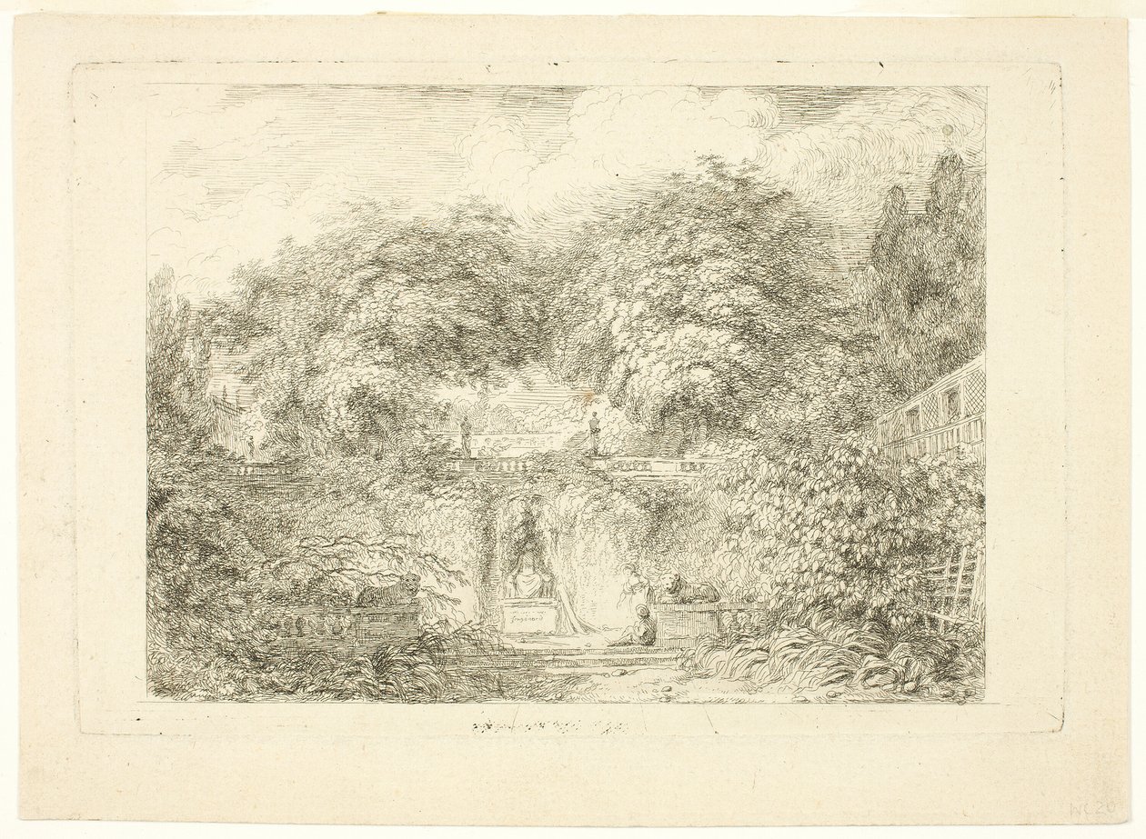 Il piccolo parco da Jean Honore Fragonard