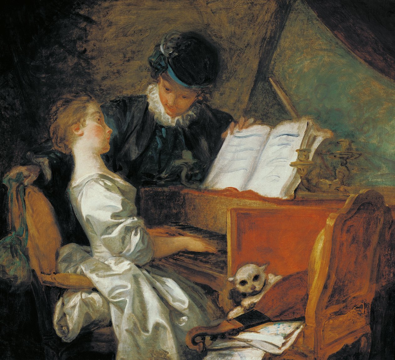 La lezione di musica da Jean Honore Fragonard