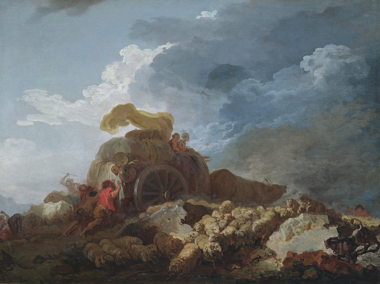 La tempesta, c.1759 da Jean Honore Fragonard