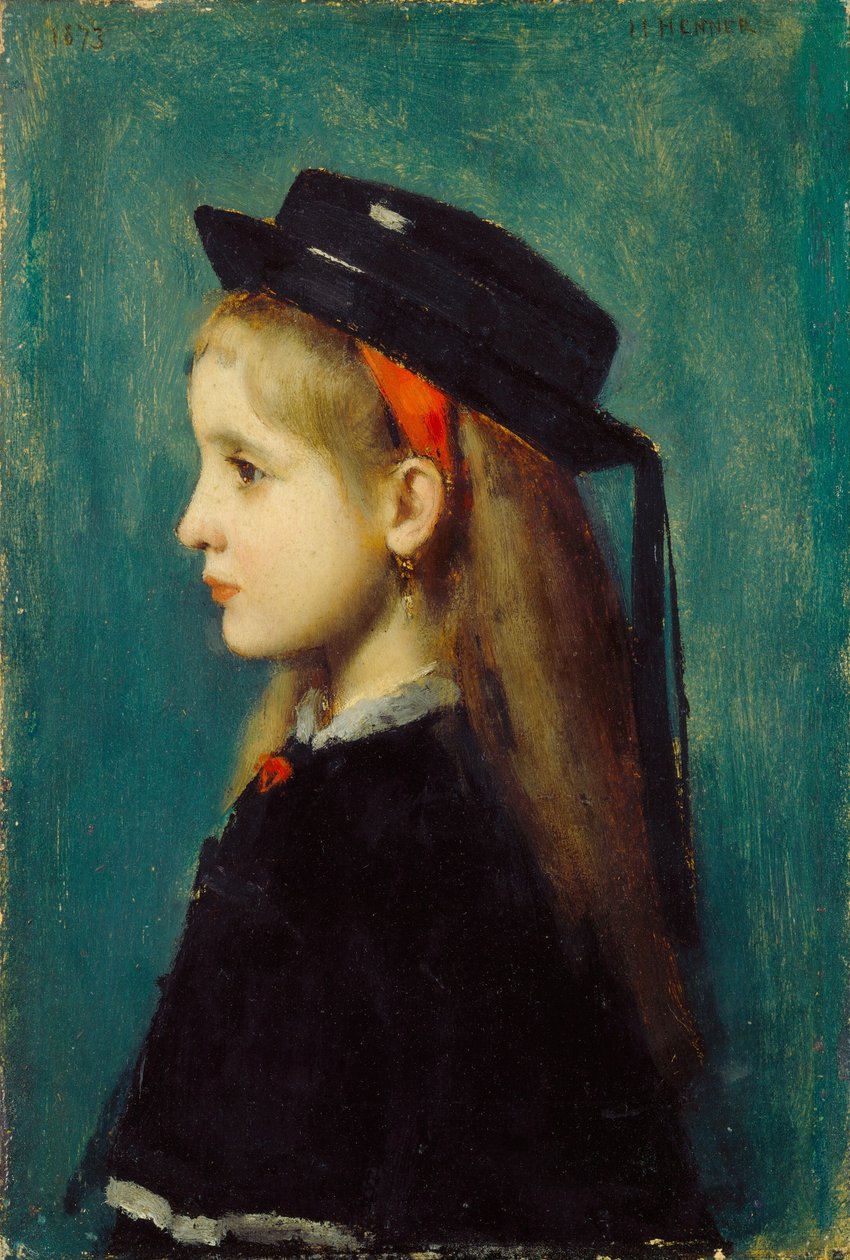 Ragazza alsaziana da Jean Jacques Henner