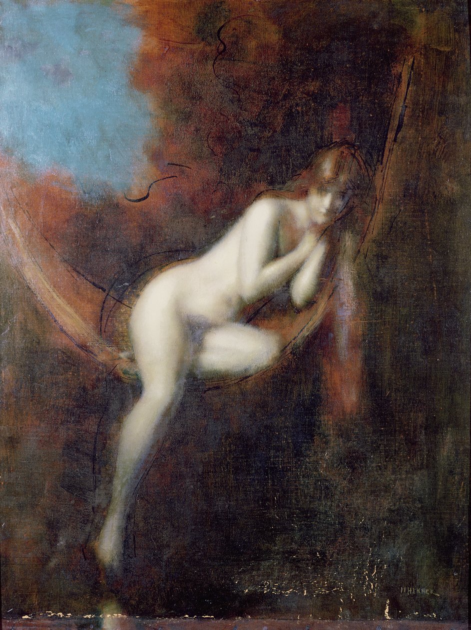 Sarah che si Bagna, 1902 da Jean Jacques Henner