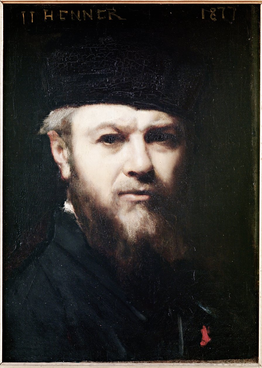 Autoritratto, 1877 da Jean Jacques Henner