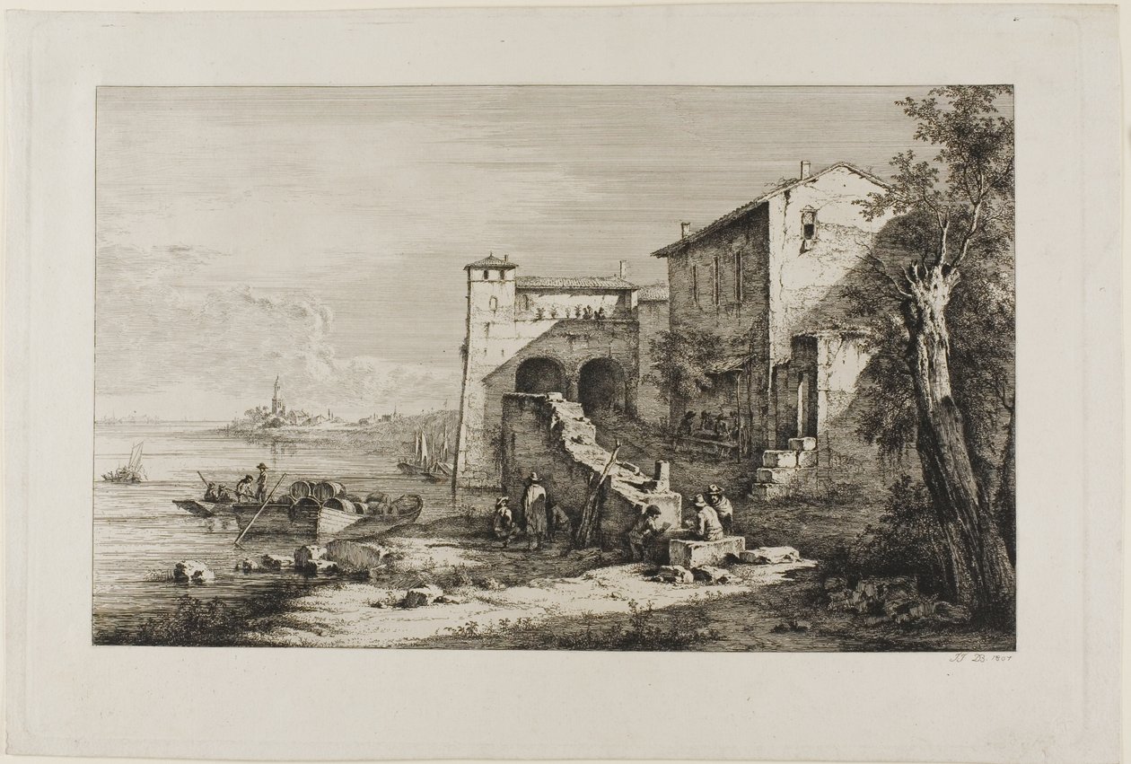 Vecchia Dogana, Roma da Jean Jacques de Boissieu