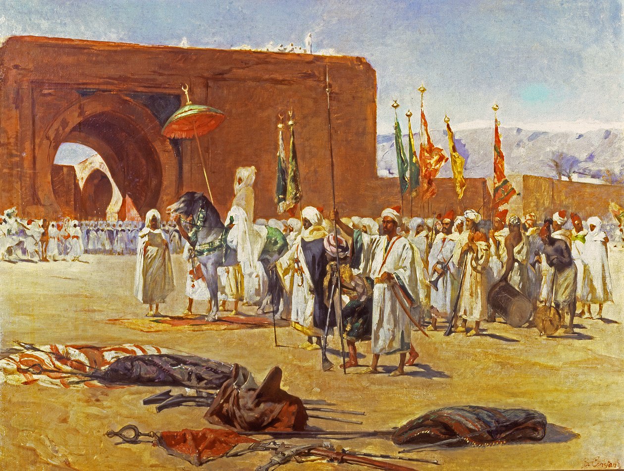 Processione moresca da Jean Joseph Benjamin Constant