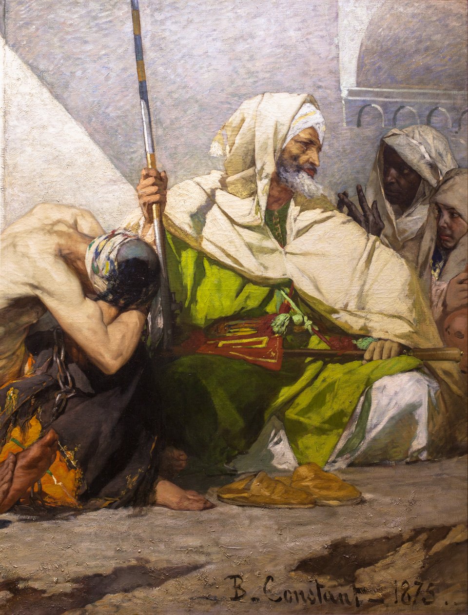 Prigionieri marocchini (particolare) da Jean Joseph Benjamin Constant