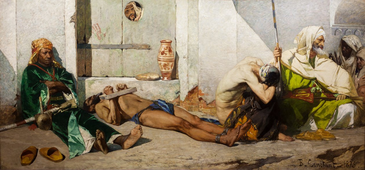 Prigionieri marocchini da Jean Joseph Benjamin Constant