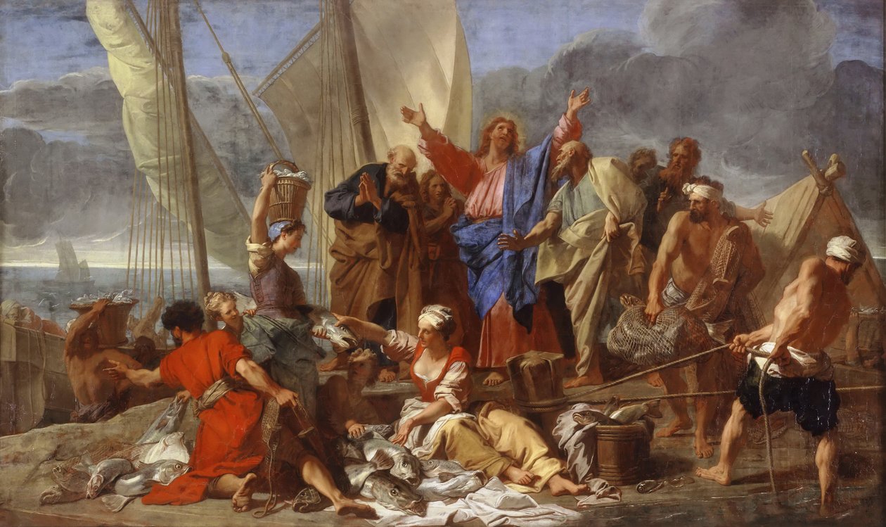 La pesca miracolosa da Jean Jouvenet