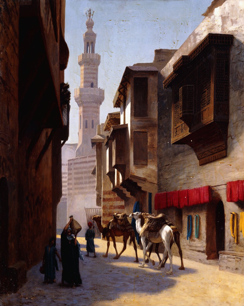 Una strada al Cairo da Jean Leon Gerome
