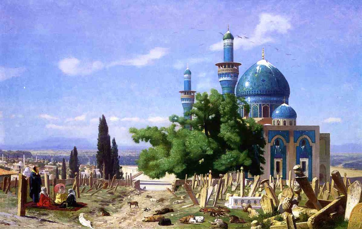 Un Cimitero Abbandonato da Jean Leon Gerome
