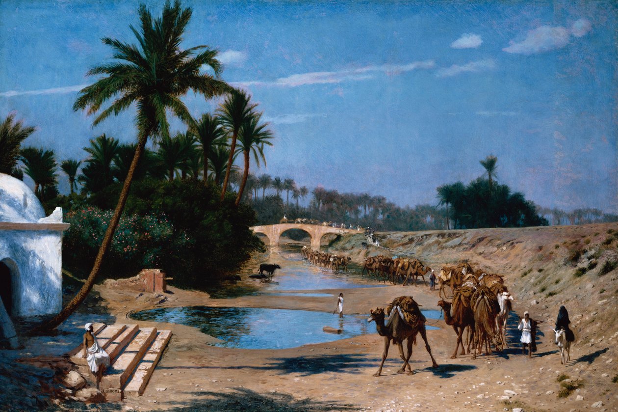 La carovana da Jean Leon Gerome
