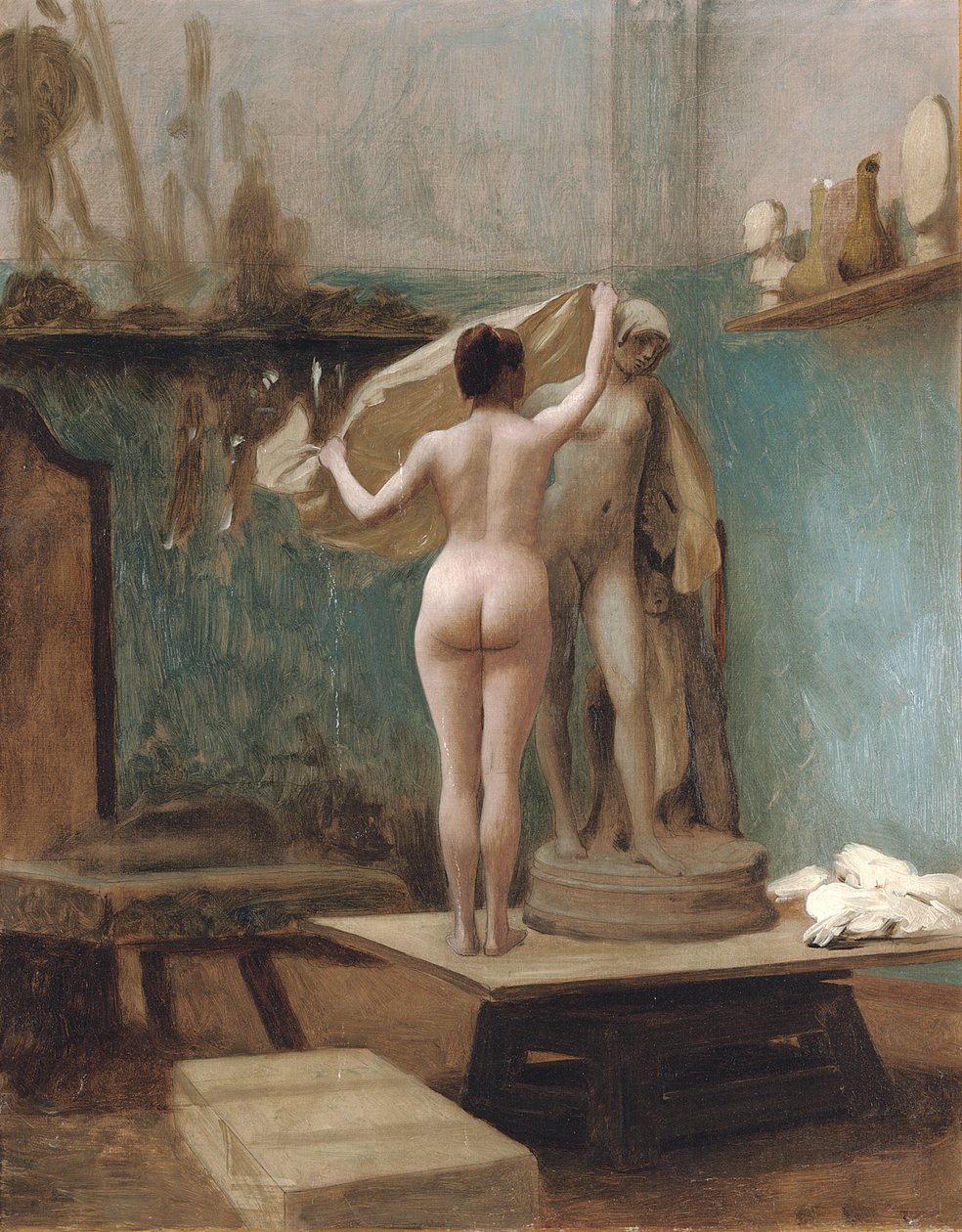 La Fine della Seduta, c.1896 da Jean Leon Gerome