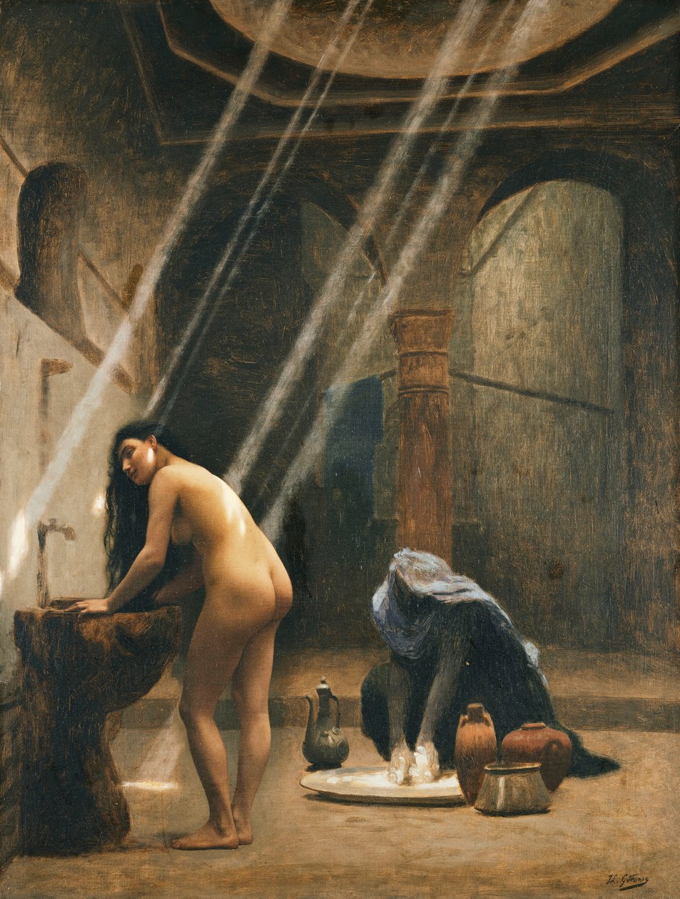 Il bagno moresco da Jean Leon Gerome