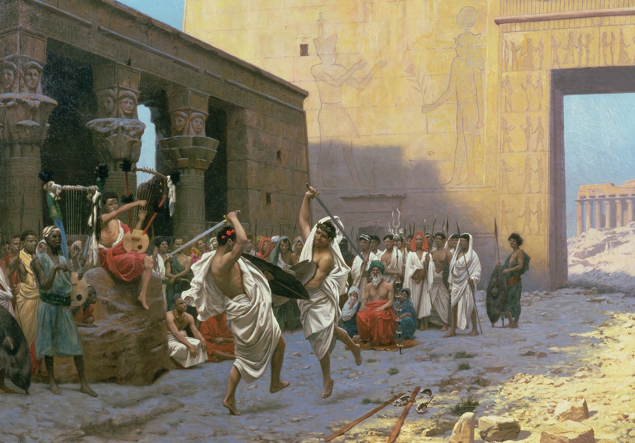 La danza della spada (La Phyrique) da Jean Leon Gerome
