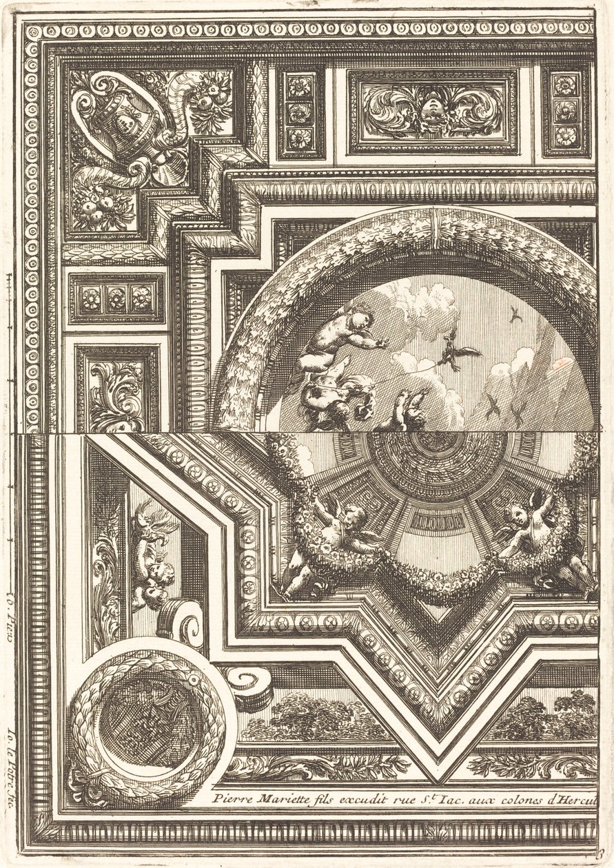 Quarti di soffitto da Jean Lepautre
