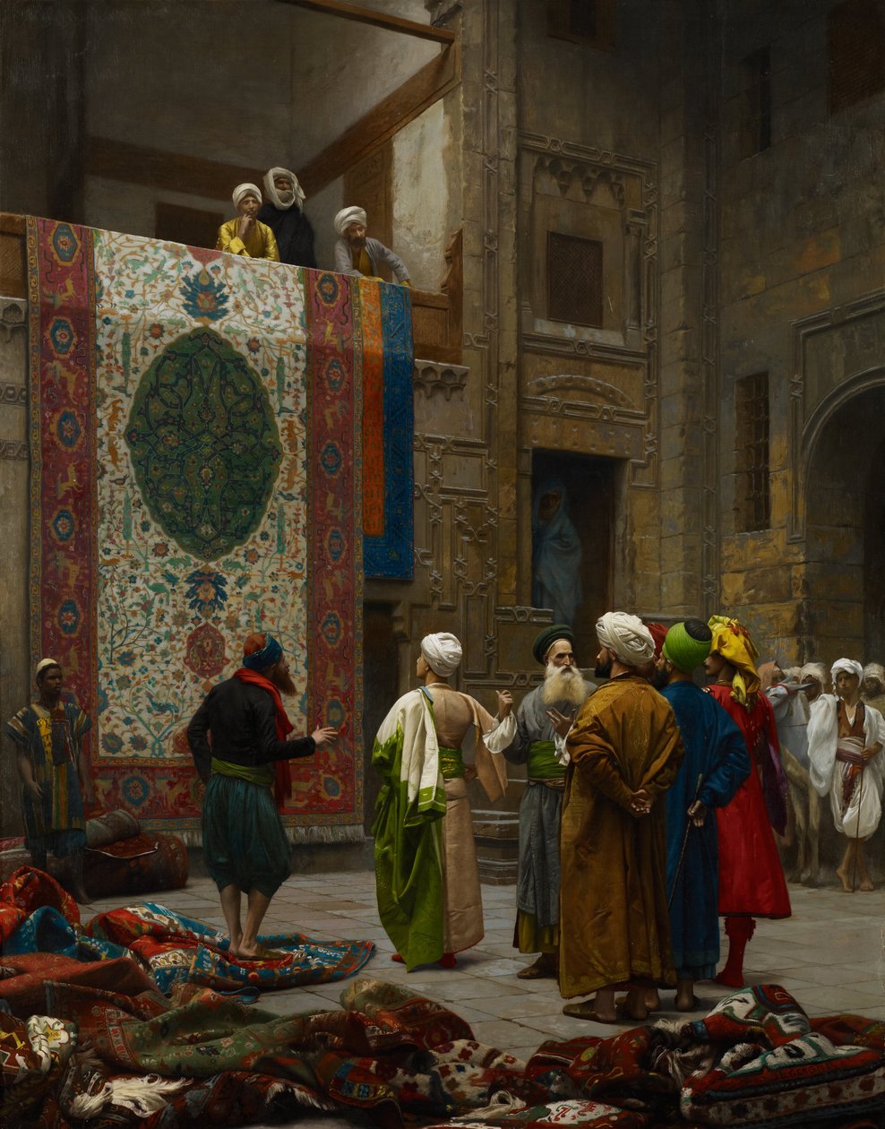 Il mercante di tappeti da Jean Leon Gerome