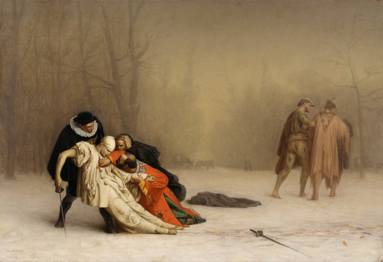 Il duello dopo la mascherata da Jean Leon Gerome