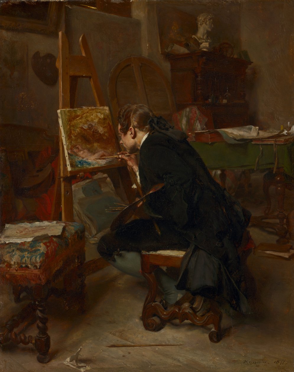 Un pittore da Jean Louis Ernest Meissonier