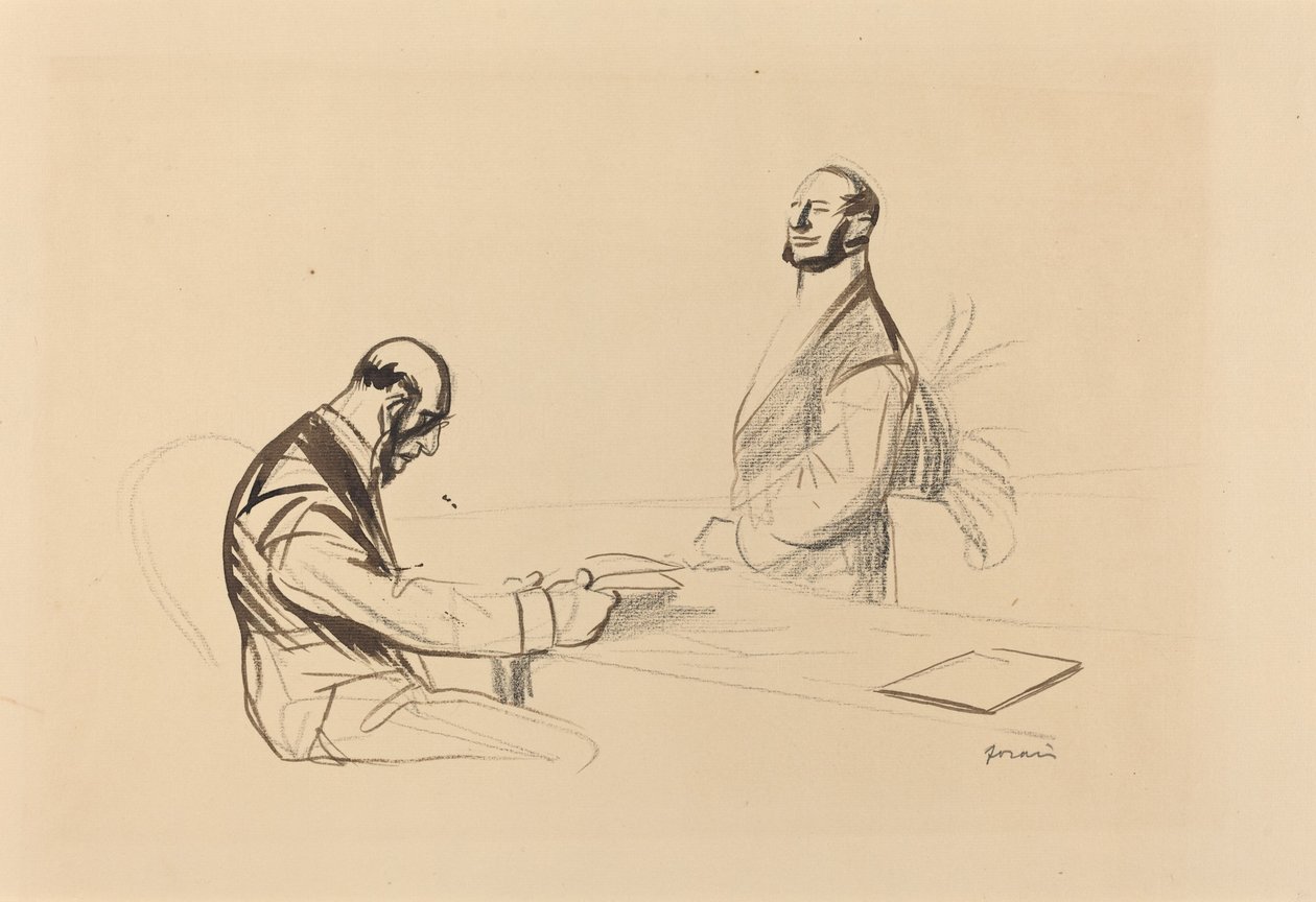 Alla conferenza da Jean Louis Forain