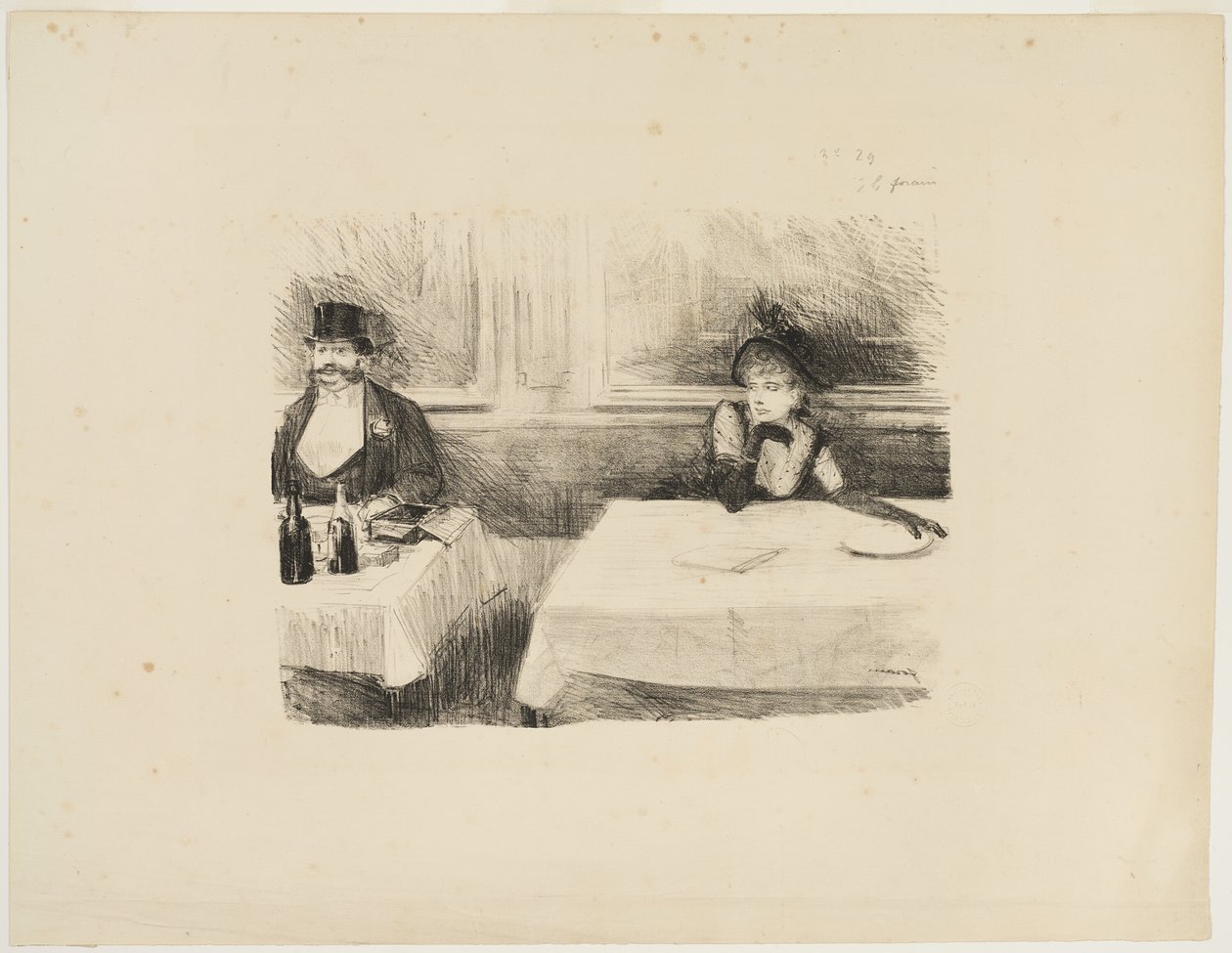 Al ristorante da Jean Louis Forain