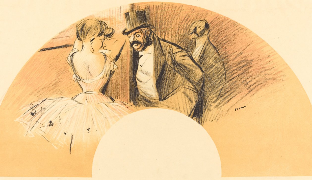 Ventaglio da Jean Louis Forain