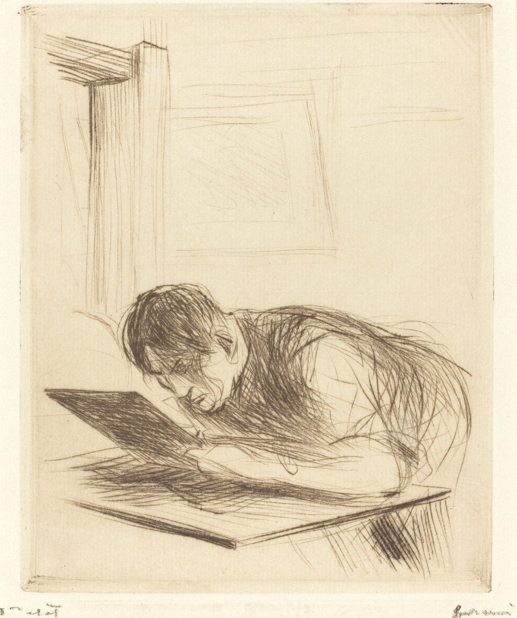 Incisione di Forain (prima lastra) da Jean Louis Forain