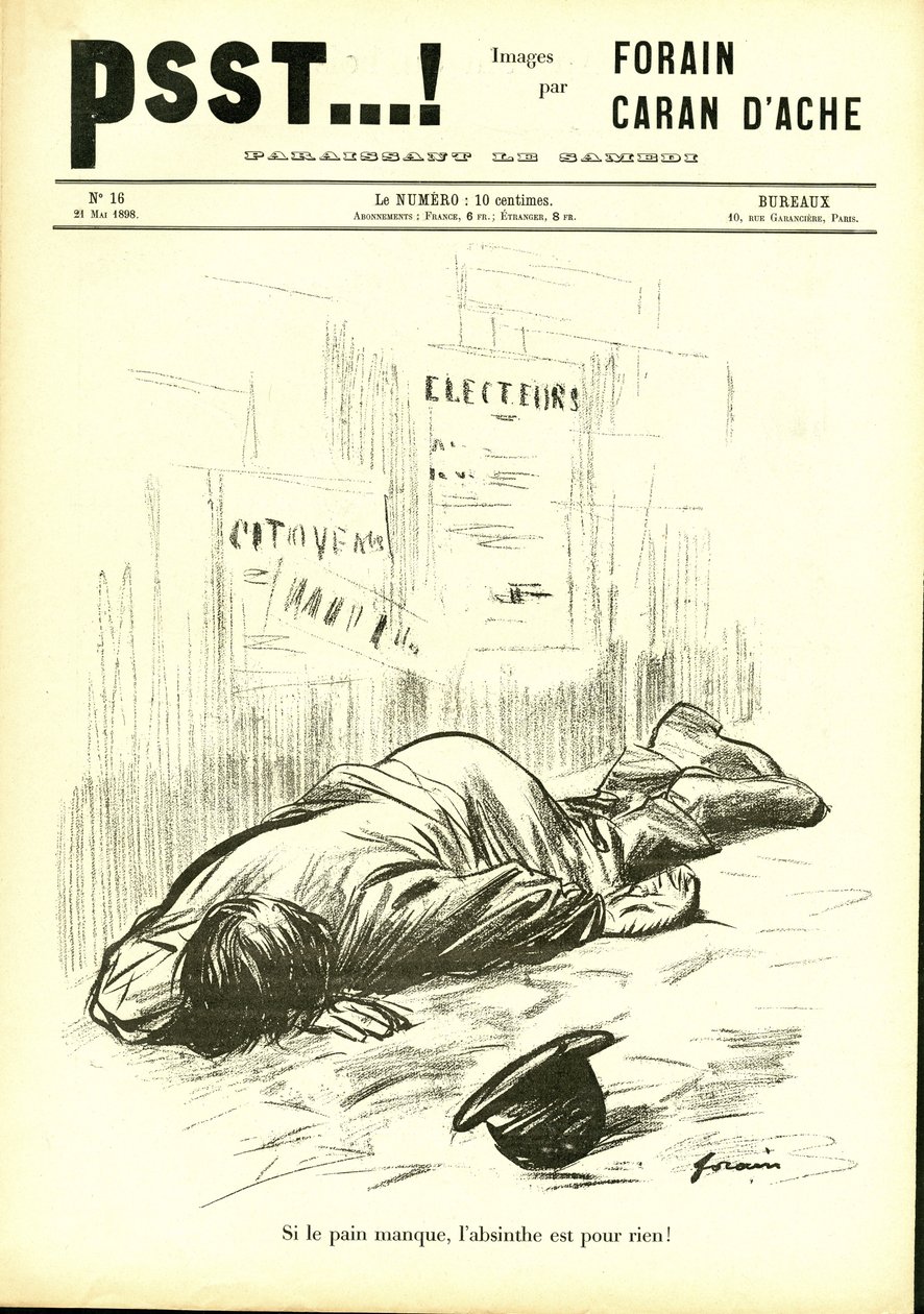 Illustrazione in Psst...! da Jean Louis Forain
