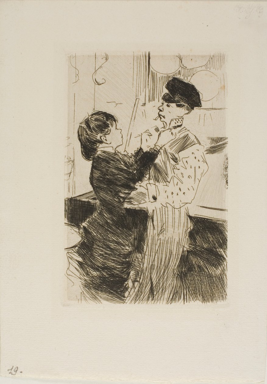 Annodare il cravattino da Jean Louis Forain
