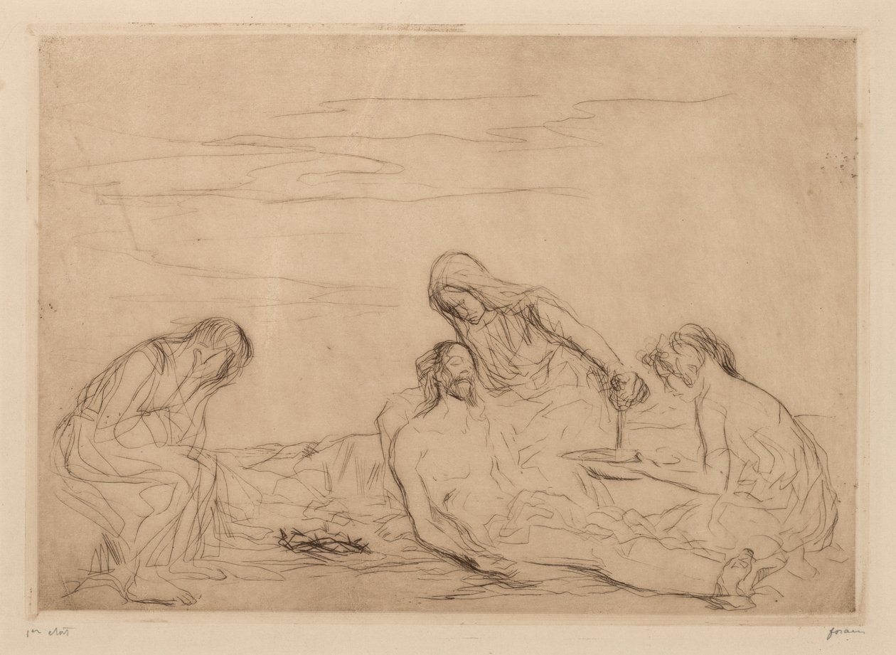 Pietà (terza tavola) da Jean Louis Forain