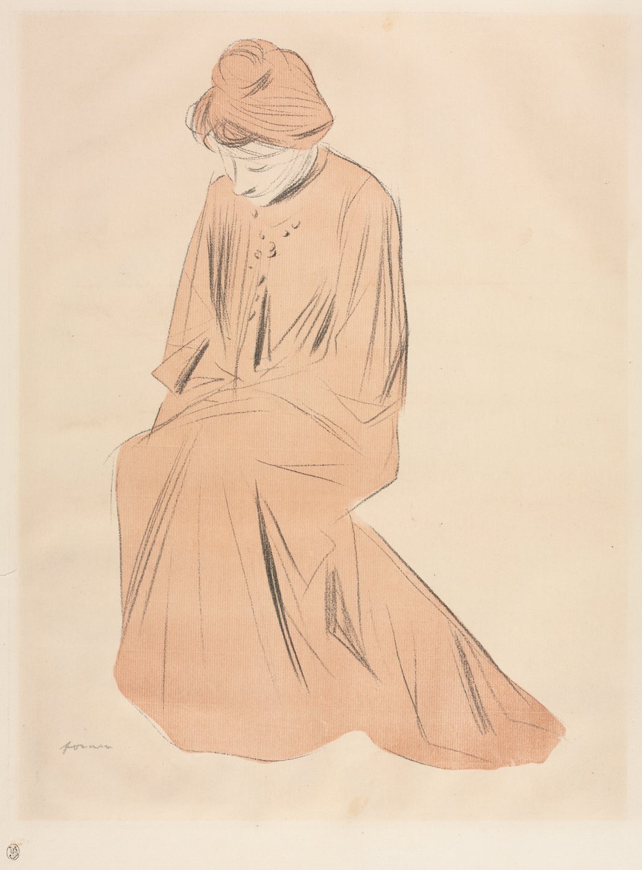 Studio di una Donna Seduta da Jean Louis Forain