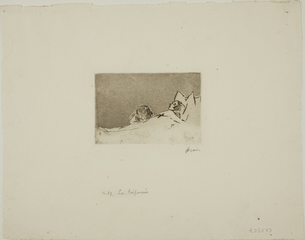 La ragazza morta da Jean Louis Forain
