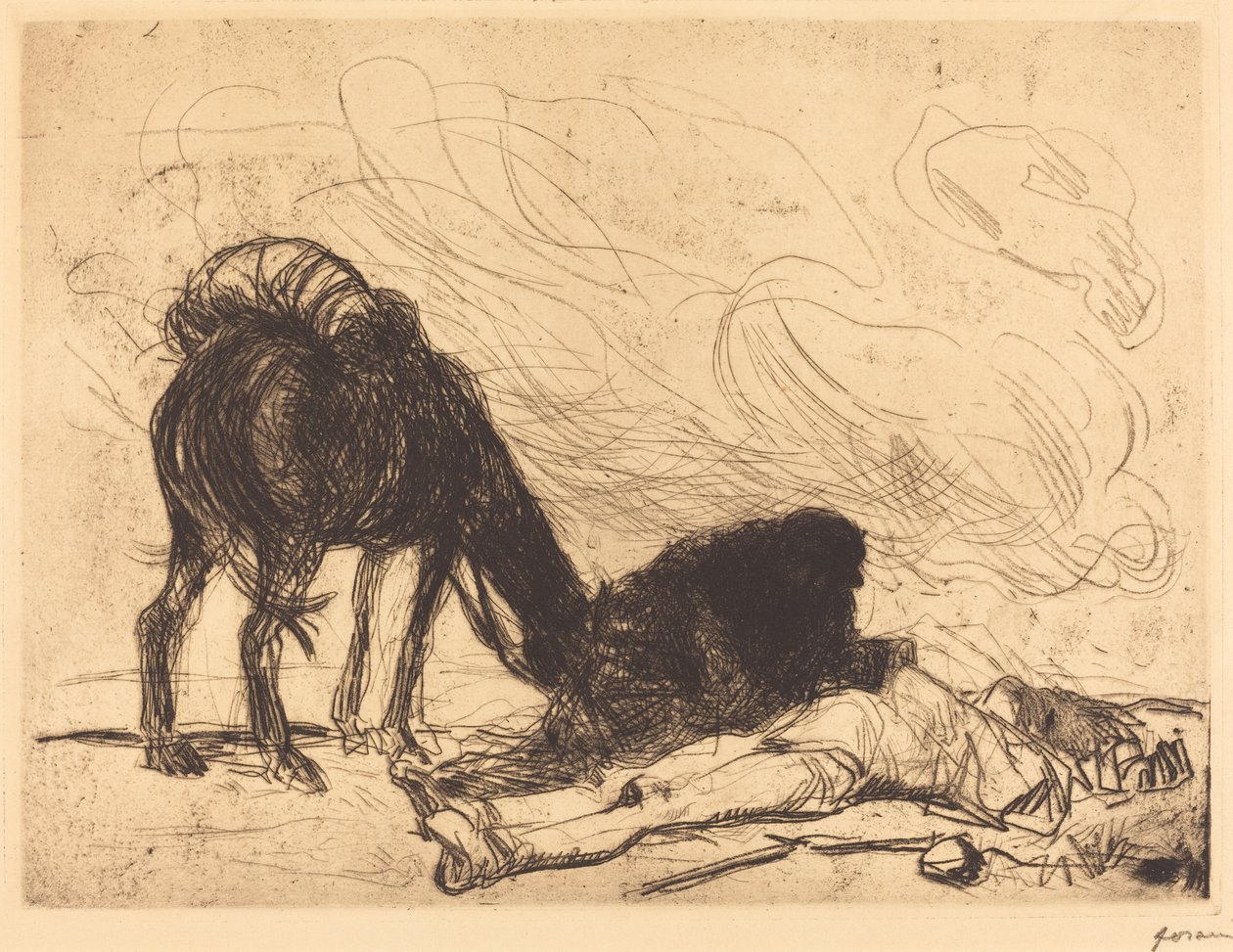 Il buon samaritano da Jean Louis Forain