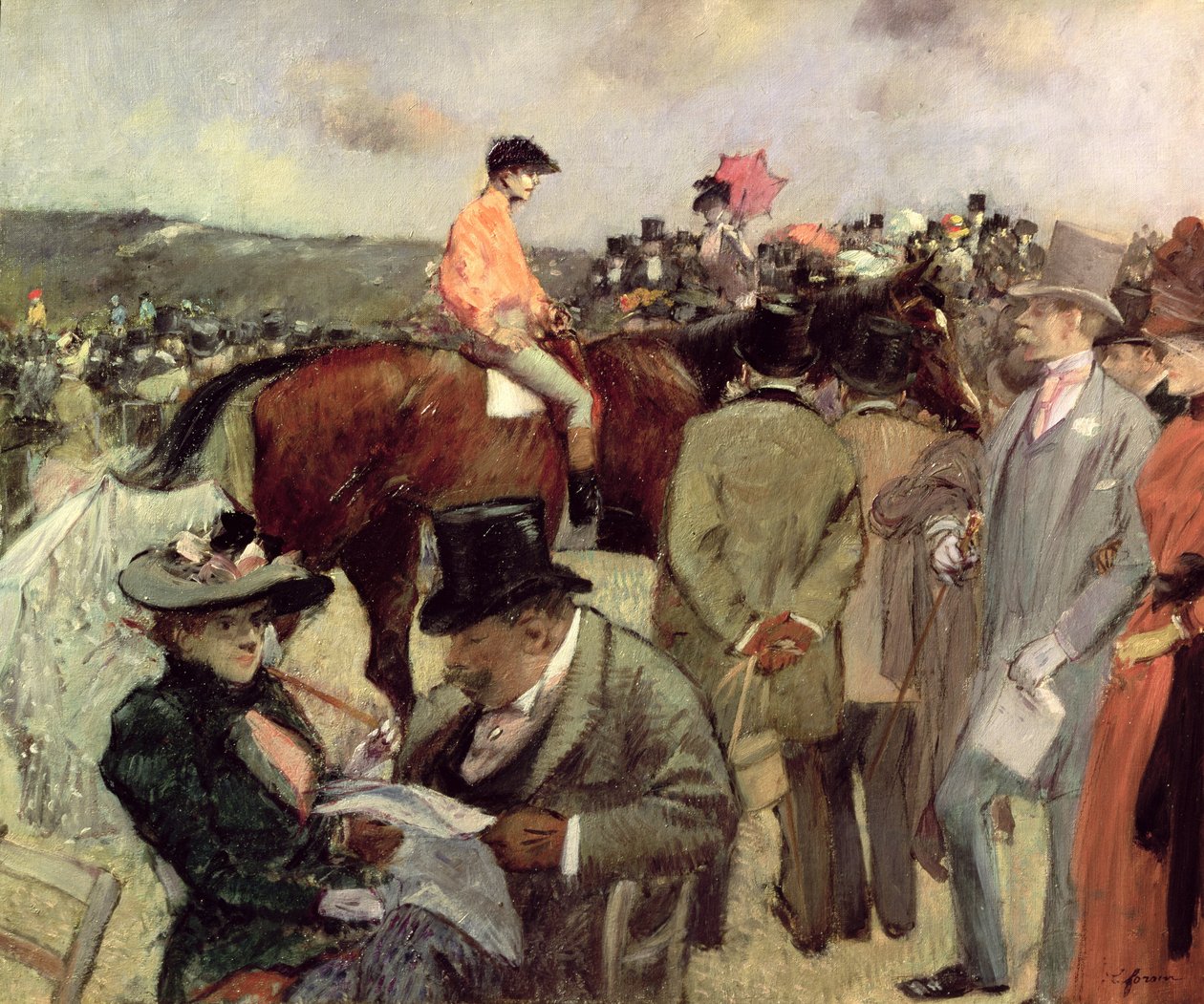 La corsa dei cavalli, c.1890 da Jean Louis Forain
