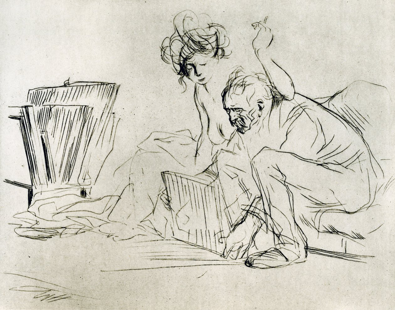 Il modello a riposo da Jean Louis Forain