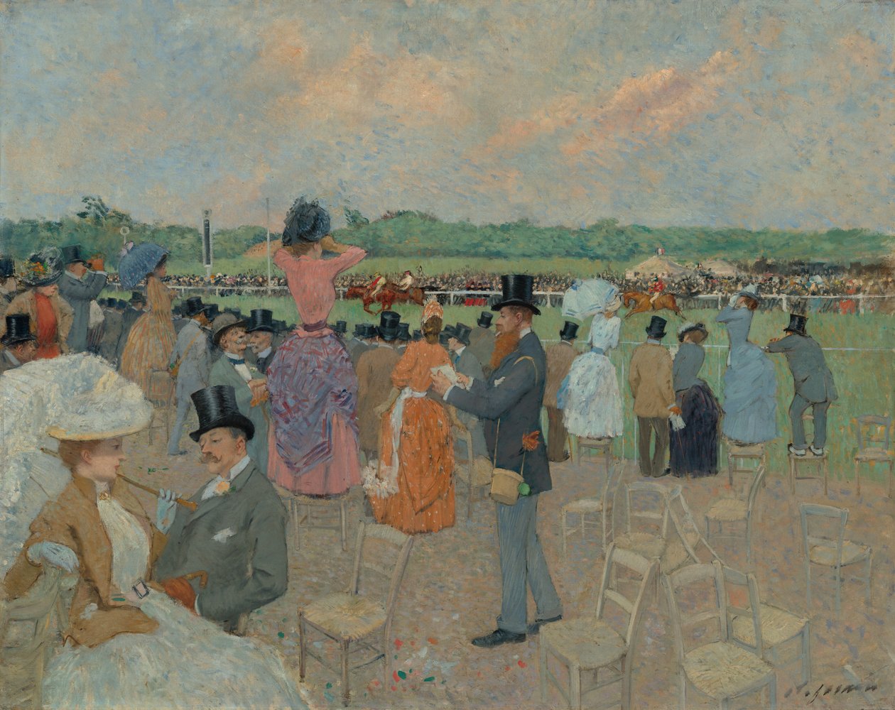 Le corse a Longchamp da Jean Louis Forain