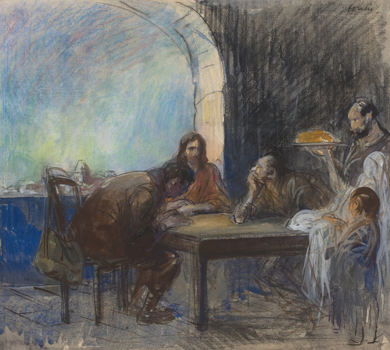 La cena di Emmaus da Jean Louis Forain
