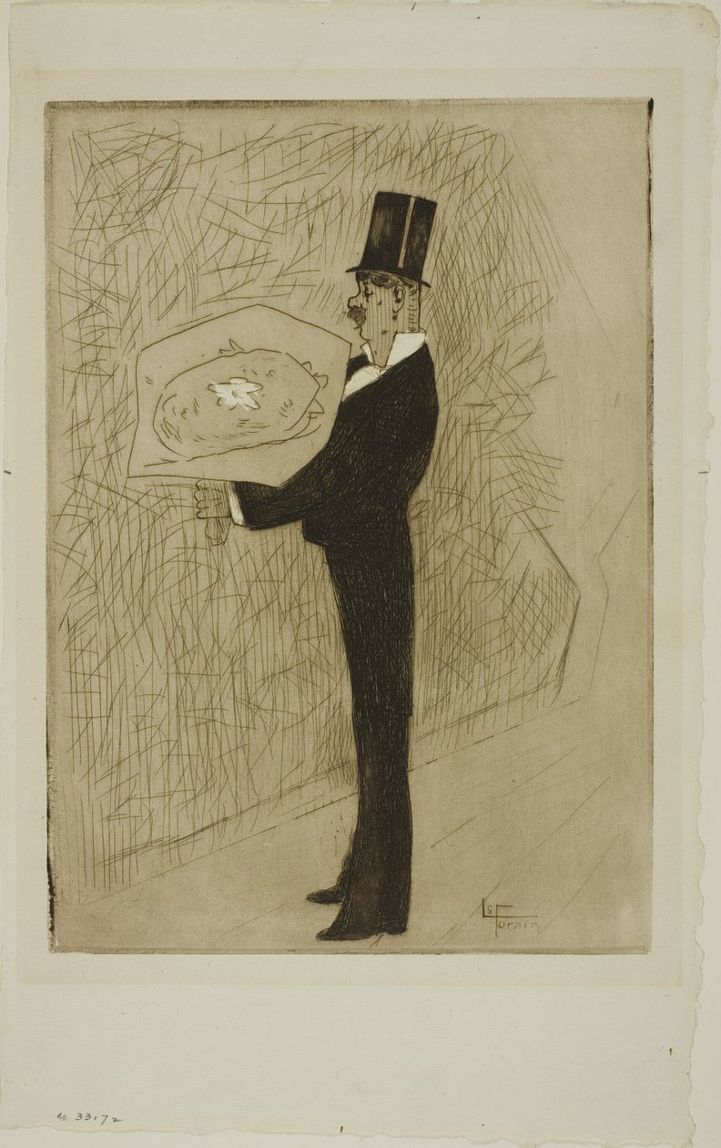 Il signore con un bouquet da Jean Louis Forain