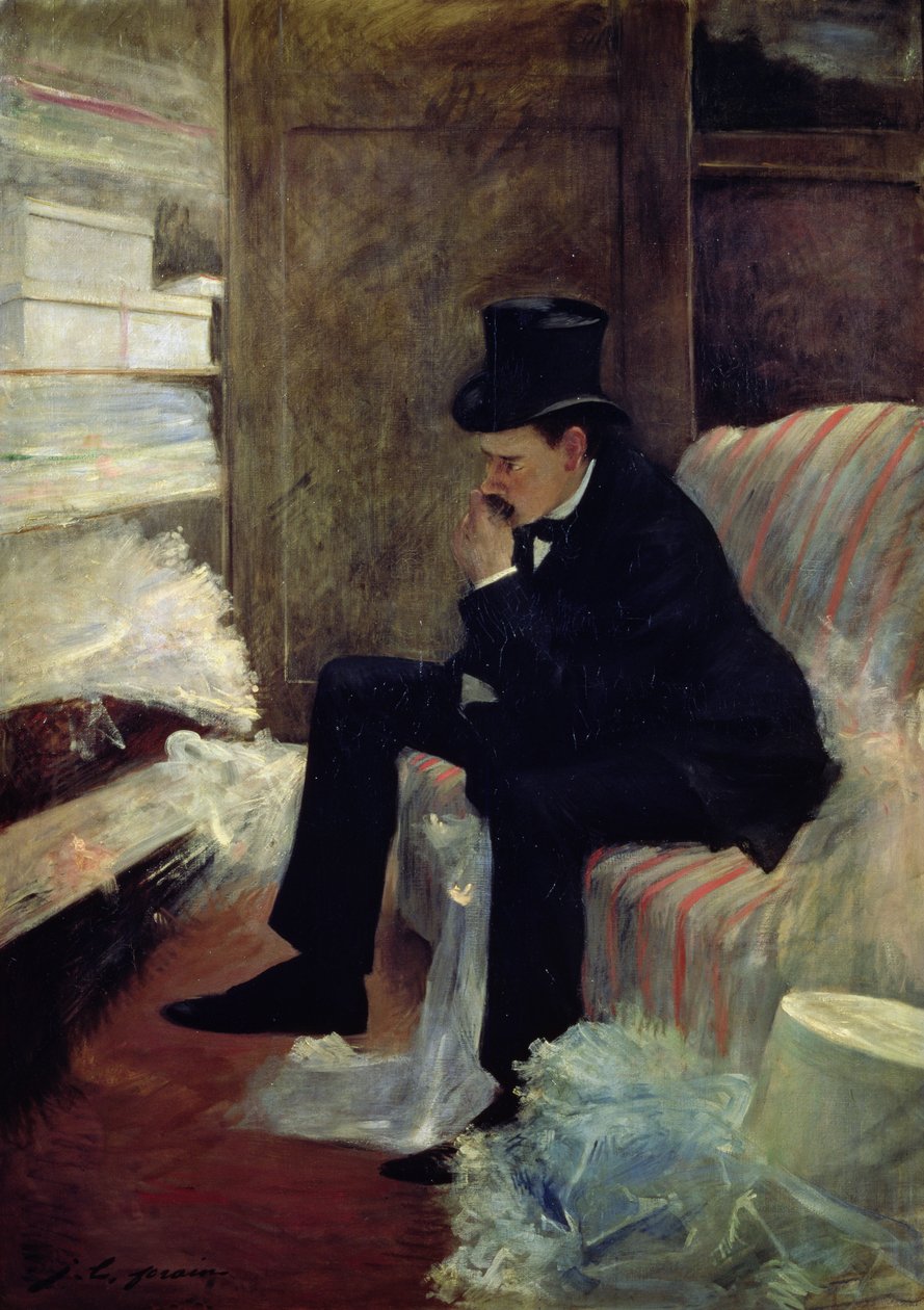 Il vedovo da Jean Louis Forain