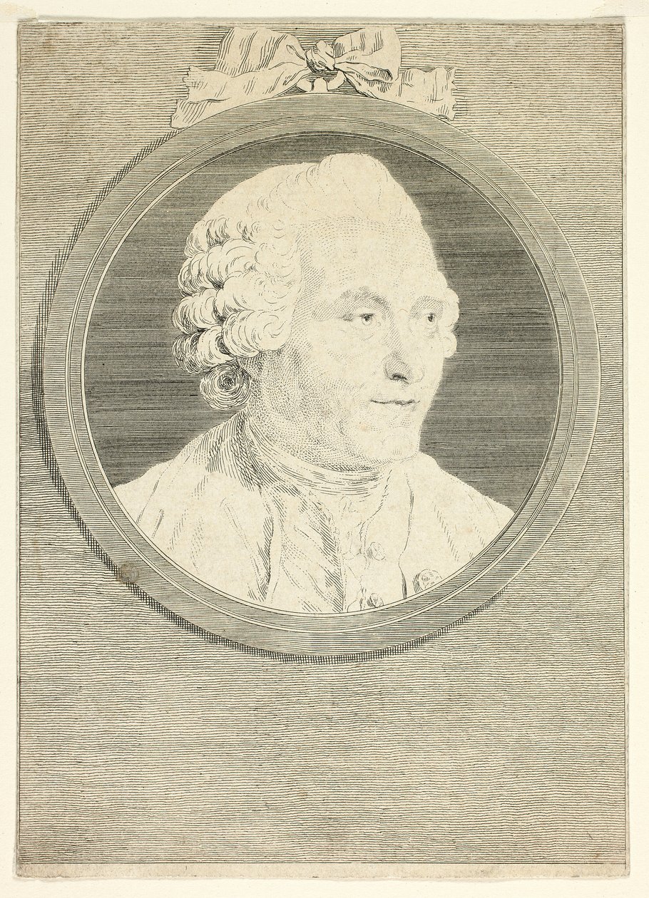 Ritratto di Hubert Gravelot da Jean Massard