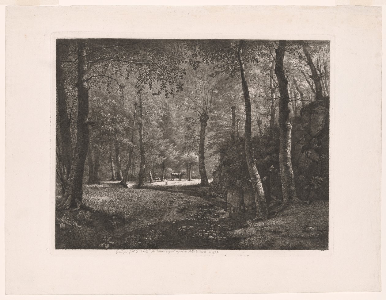 La foresta di Rochecardon da Jean Michel Grobon