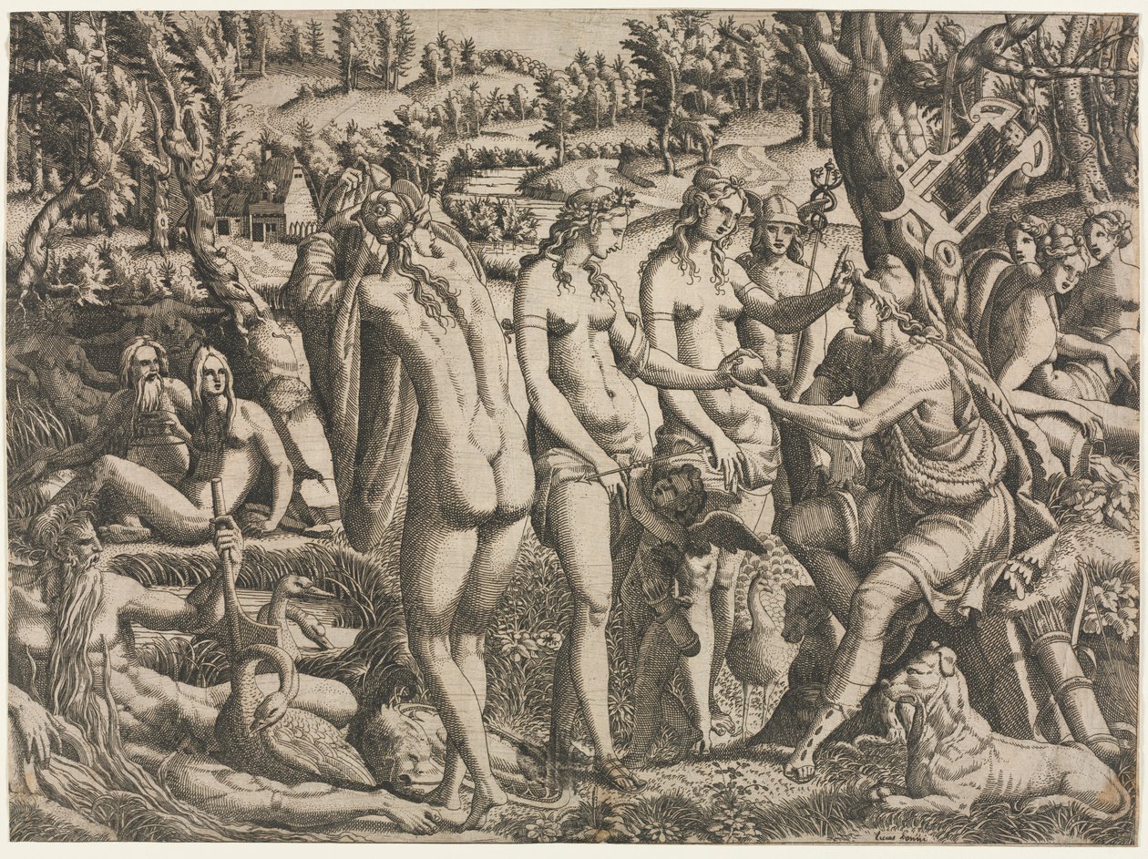 Il giudizio di Paride da Jean Mignon