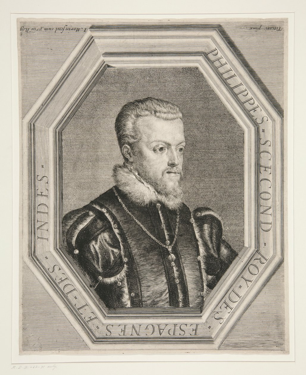 Filippo II di Spagna da Jean Morin
