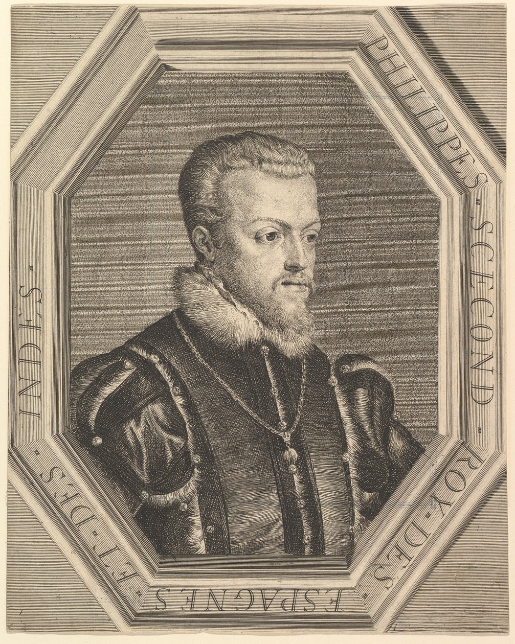 Filippo II, re di Spagna da Jean Morin